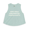 Unfiltered Unsupervised Unapologetic Crop Top